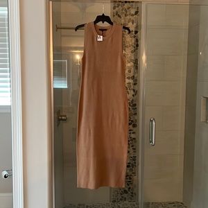 Brand new Jenny kayne sleeveless cotton & cashmere sweater dress